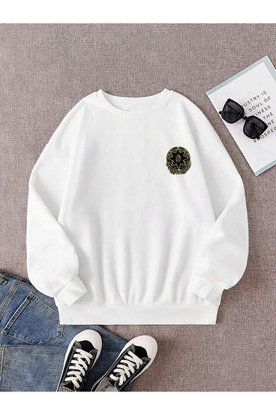 Pisa Art PIZAZĂ ART PRINTED 2 YARLS SHARDON Unisex crewgate hanorac supradimensionat0,,