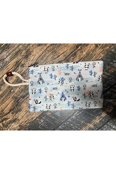 Street Bag حامل قلم مطبوع بنمط الباندا الأمريكية الأصلية، حقيبة يد، حقيبة قما...