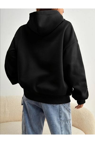 Pisa Art PİSA ART NOU SEZON Hanorac cu glugă unisex cu 2 fire cu glugă cu imprimeu MALIBU
