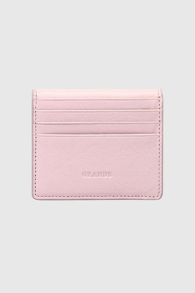 Grande 762 Genuine Leather Horizontal Magnet Card Holder Arsel Powder