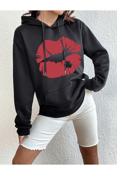 Pisa Art PİSA ART NEW SEASON Unisex 2 ΚΡΙΘΩΝ ΧΡΥΣΟ Φούτερ με κουκούλα με στάμπα