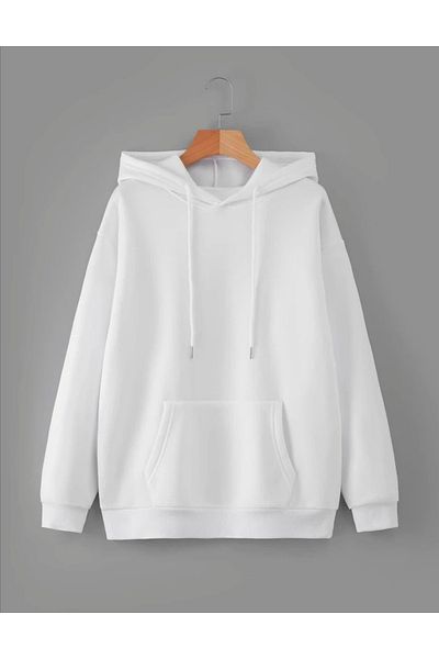 Pisa Art PİSA ART NOU SEZON Hanorac oversize unisex cu 3 fire groase imprimat cu glugă