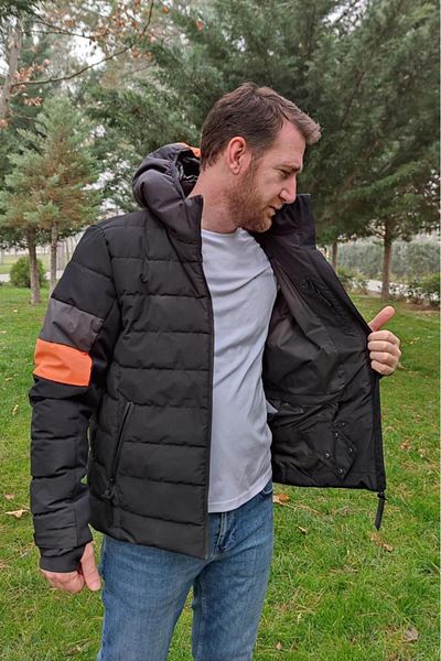 lumberjack ML TALOS 2LE-81 3PR Ανδρικό Παλτό Μαύρο S-XXL