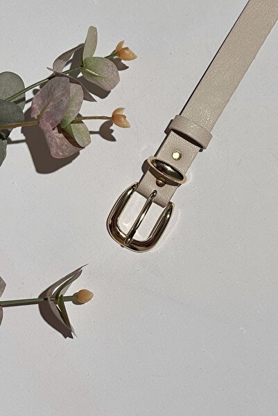 LİA KEMER Curea de damă cu cataramă aurie, curea cu punte metalică, curea pen...