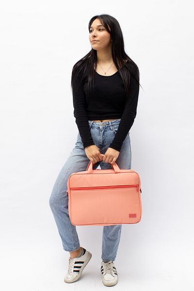 KAFF Powder Unisex 15.6'' Water and Shock Resistant Functional Computer Briefcase with Inner Compartment