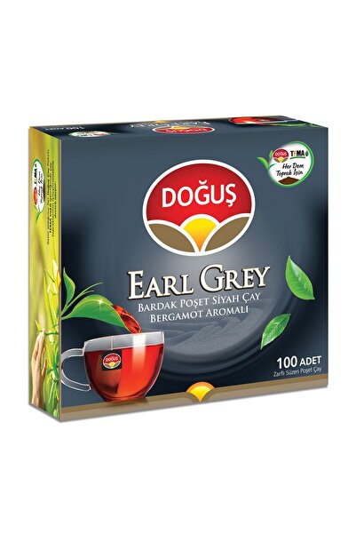 Doğuş Earl Grey Glasses Tea Bag 100S 200g