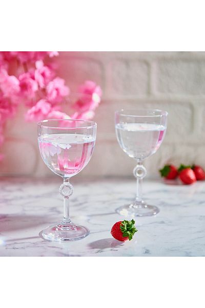 Paşabahçe 440303G00 Amore 2-Piece Standing Glass Set-270 cc