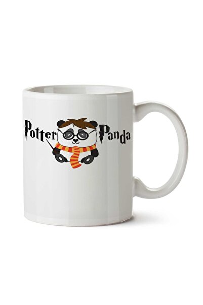 ART HEDİYE كوب HP Panda مطبوع على الجانبين