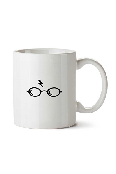 ART HEDİYE HP Glasses on the Center Two Side Printed Mug Cup