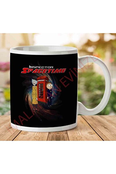 ART HEDİYE كوب مطبوع على الجانبين من R وM Inspector Spacetime Community