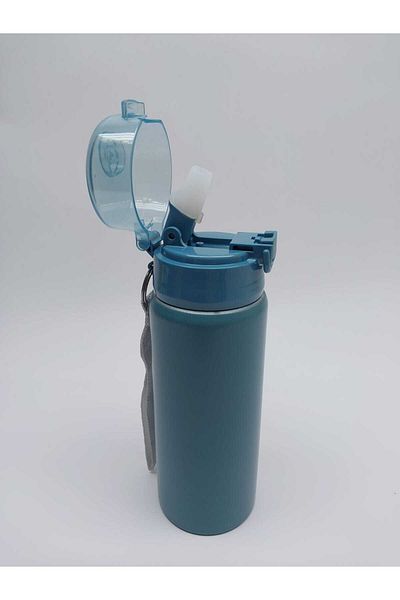 OPTİZON 304 Quality Stainless Steel Body Water Bottle 600 ml - Petrol Green Color