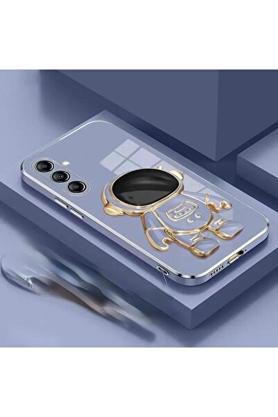 Rivor حافظة لهاتف سامسونج جالاكسي M34 ذات حافة لامعة مع غطاء حماية لكاميرا را...