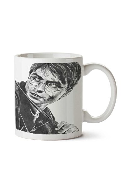 ART HEDİYE HP Black Pen a Two Side Printed Mug Cup