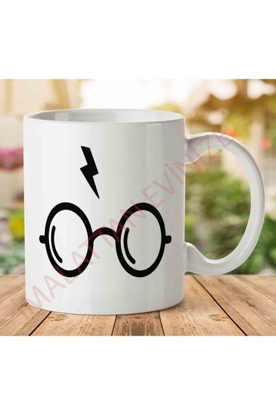 ART HEDİYE 1-1048 HP Glasses on the Center Two Sided Printed Mug Cup