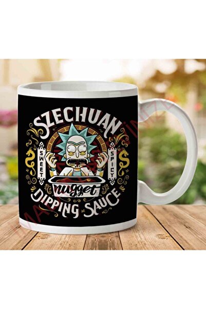 ART HEDİYE Szechuan Dipping Sauce R and M Two Sided Printed Mug