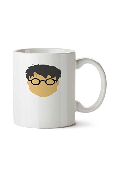 ART HEDİYE كوب HP Face Glasses للشعر مطبوع على الجانبين