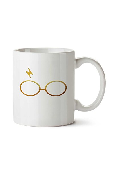 ART HEDİYE كوب HP Glasses Lightning مطبوع على الجانبين