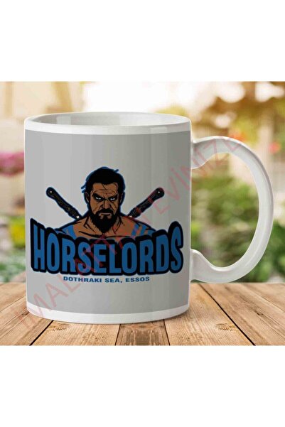 ART HEDİYE Horselords Dothraki Sea Essos GT Khal Drogo Two Side Printed Mug