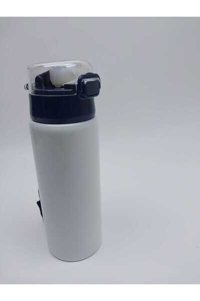 OPTİZON 304 Quality Stainless Steel Body Water Bottle 600 ml - White Color