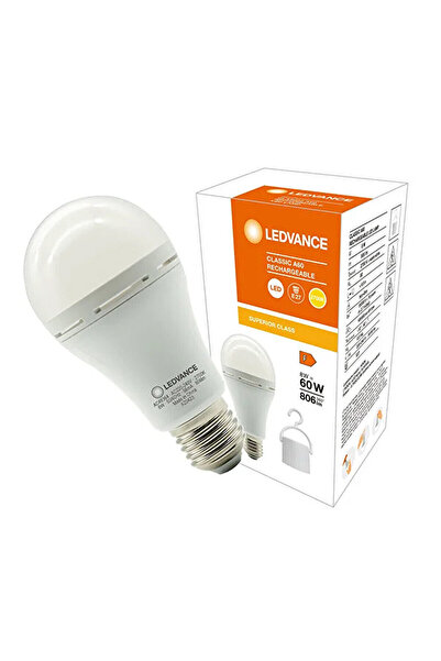 Ledvance Osram Şarjlı Ampul E27 8W/827LM 3000K