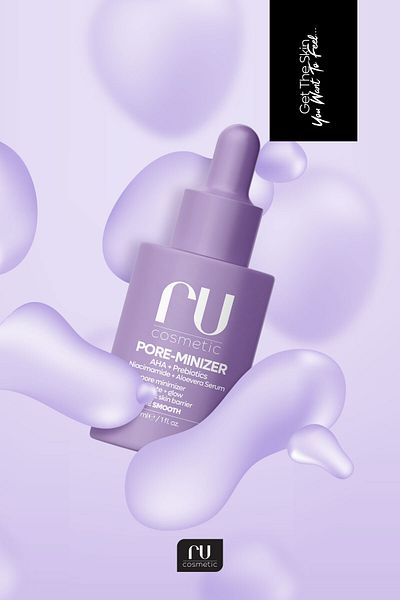 ru cosmetic 30 ml Hyaluronic Acid Serum - Pore Moisturizer, Skin Care Poreminizer