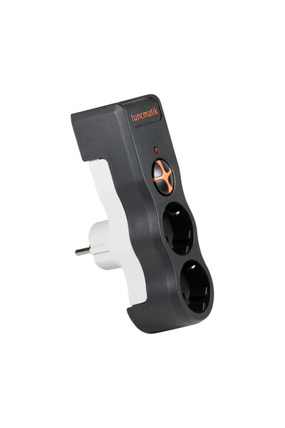 Tunçmatik Powersurge 2'li 525 Joule Enerji Koruma Prizi Siyah