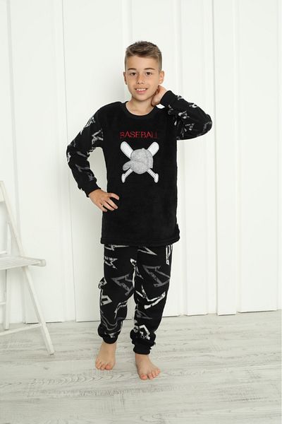 Minimoon Boy's Fleece Pajama Suit