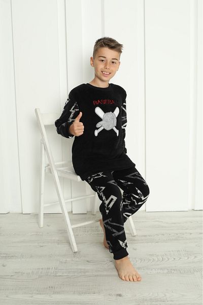 Minimoon Boy's Fleece Pajama Suit