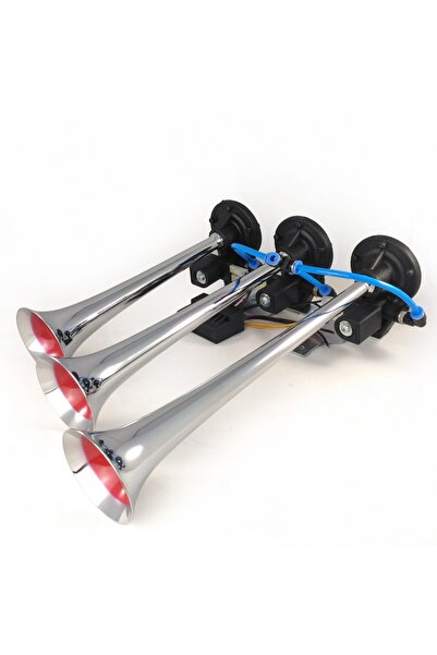 AHMET OTOMOTİV 3 MELODİLİ ARAP KORNA KROM 12VOLT