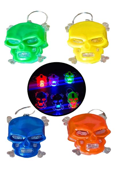 Hyd Illuminated Skull Keychain