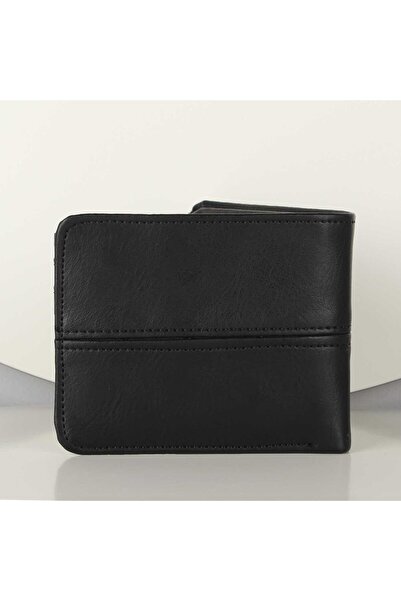 My Valice Men's Leather Wallet and Card Holder 1901 Black-Black