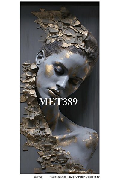 LİNEART LineArt Pirinç Dekopaj Kağıdı LA-MET389