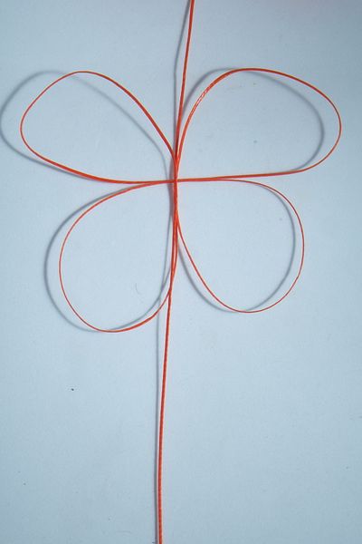 Eskişehir hobi sanat 25 μέτρα 1 mm - Σετ κολιέ με δερμάτινο κολιέ πορτοκαλί χρώματος, κορδόνι μακραμέ
