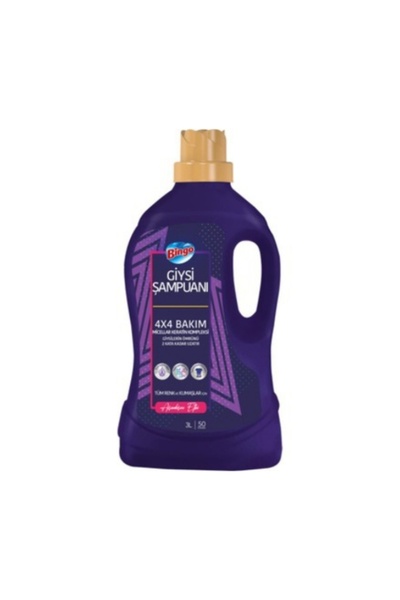 Bingo Matik Sıvı Deterjan 3 Lt. Giysi Şampuanı Arındırıcı 50w (4'LÜ)