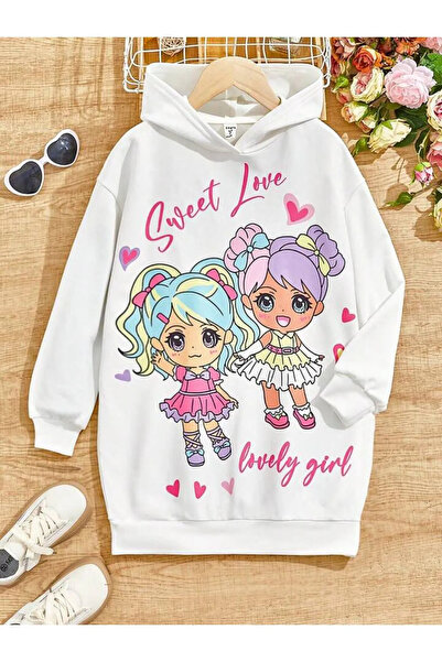 MANCY Dečija Sa kapuljačom haljina sa kapuljačom / tunika