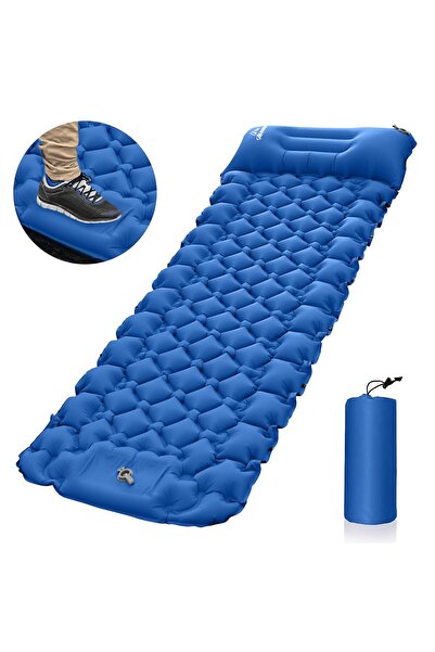 Genel Markalar ŞİŞME YATAK KAMP PLAJ ÇADIR YATAĞI UYKU PEDİ KENDİNDEN POMPALI...