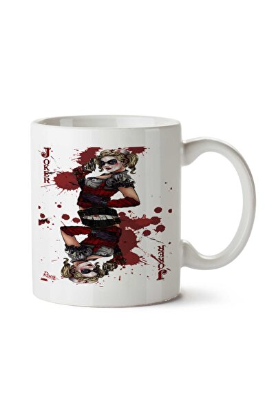 ART HEDİYE كوب هارلي كوين مطبوع على الجانبين