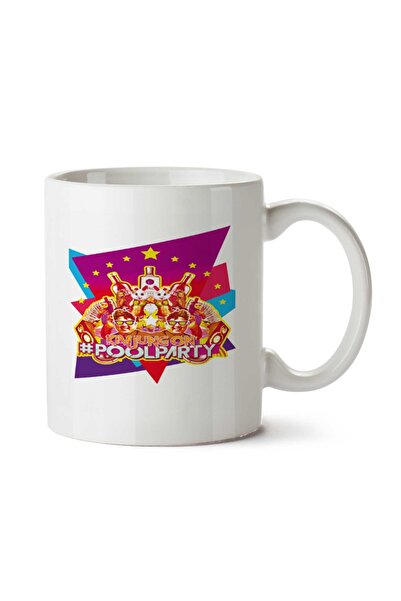 ART HEDİYE كوب كيم جونغ أون بول بارتي مطبوع على الجانبين