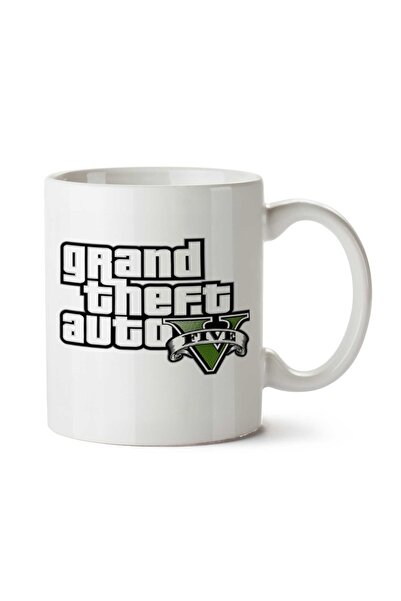 ART HEDİYE كوب GTAV مطبوع على الجانبين