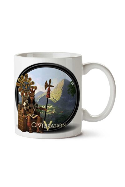 ART HEDİYE كوب مطبوع على الجانبين من Civilization-PNG-Image