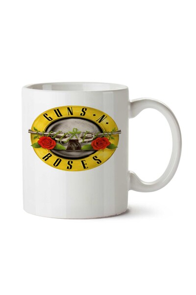 ART HEDİYE كوب مطبوع على الجانبين من GUNS N ROSES