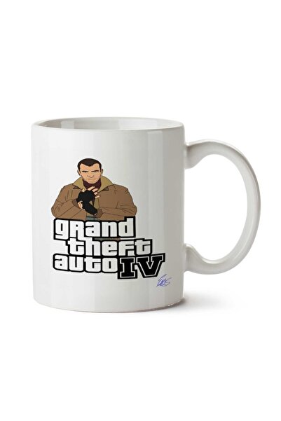ART HEDİYE GTA IV Two Sided Printed Mug