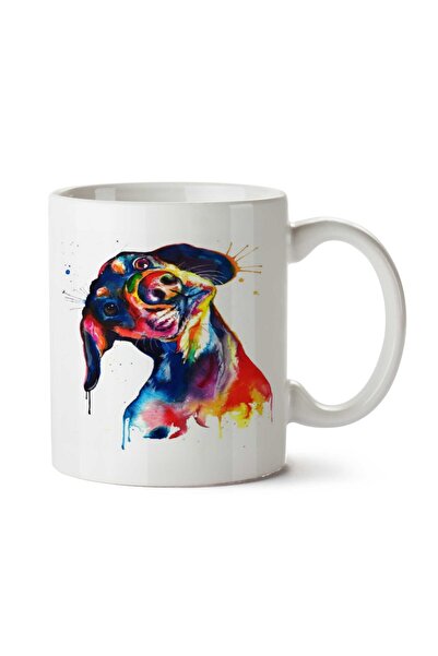 ART HEDİYE كوب ملون مطبوع على الجانبين للكلاب