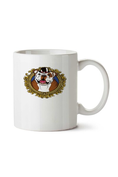 ART HEDİYE كوب King BULLDOG مطبوع على الجانبين