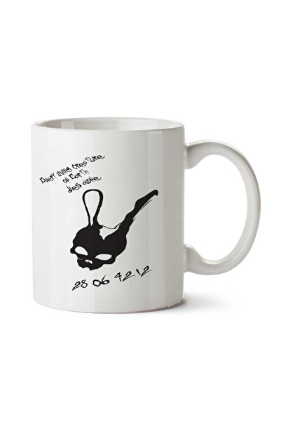 ART HEDİYE كوب مطبوع على الجانبين من Every Living Creature on Earth Dies Solo