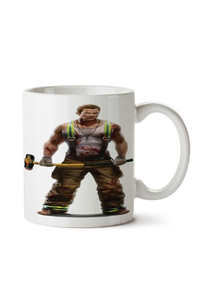 ART HEDİYE كوب مطبوع على الجانبين من Dead-Island-PNG-HD