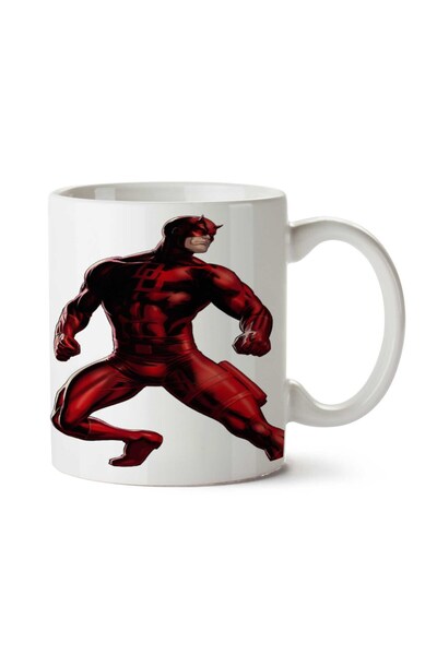 ART HEDİYE كوب دارديفيل مطبوع على الجانبين