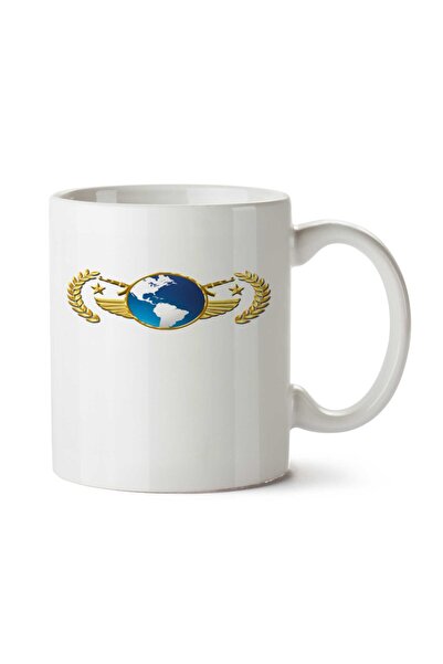 ART HEDİYE كوب مطبوع عليه شعار GLOBAL على الجانبين