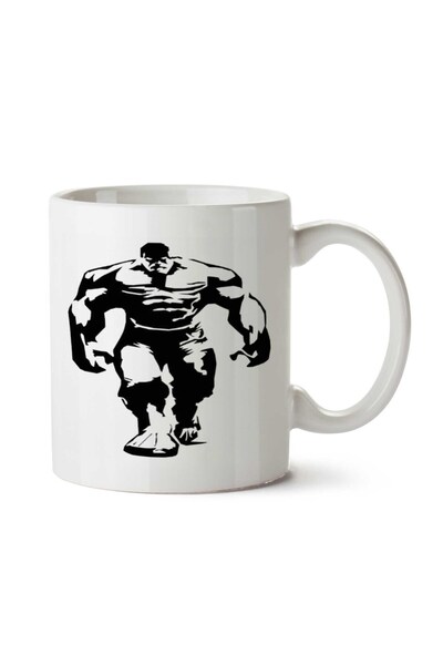 ART HEDİYE HULK (2) Black Two Sided Printed Mug