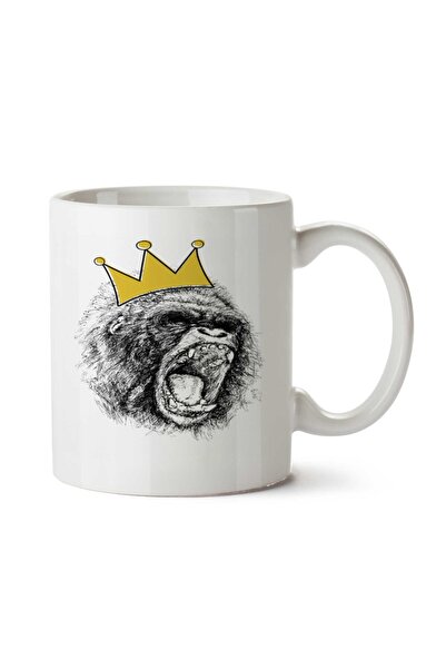 ART HEDİYE كوب King Crown King مطبوع على الجانبين